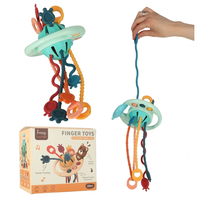 Anneau de dentition sensoriel Montessori pour bébés