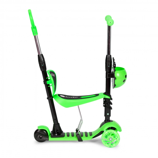 Trottinette d'équilibre tricolore coccinelle 5 en 1 LED
