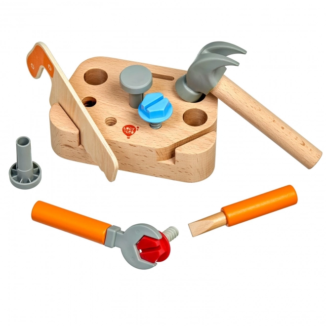 Lucy & Leo Petit charpentier - ensemble d'outils en bois