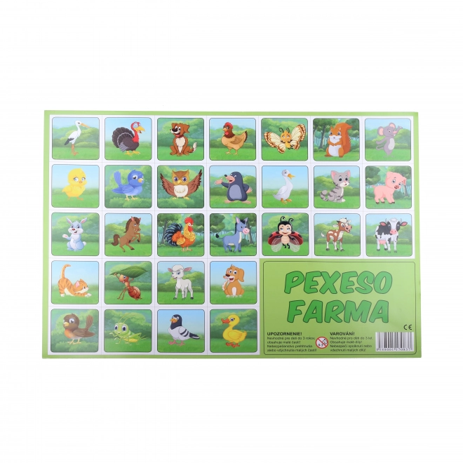Pexeso ferme illustré