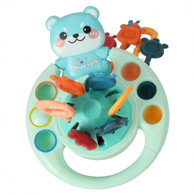 Anneau de dentition sensoriel Montessori pour bébés