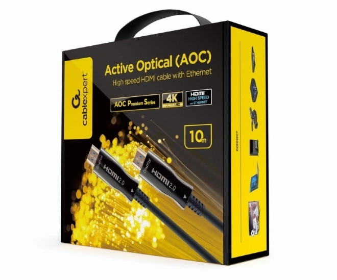 Câble HDMI Active Optical avec Ethernet 10 m
