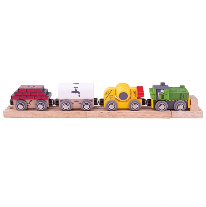 Bigjigs Rail train de construction en bois