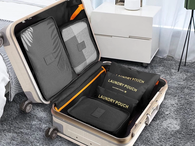Organisateurs de voyage en filet pour bagage x6