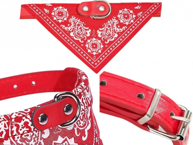 Collier élégant pour chiens et chats avec bandana