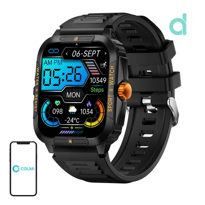 Montre intelligente Colmi P76 (noir-orange)
