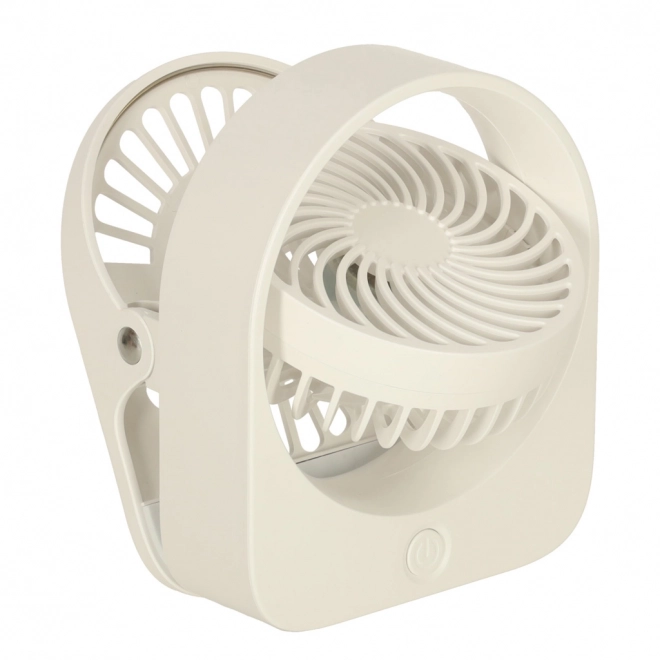Ventilateur de bureau USB sans fil 11,5 cm blanc