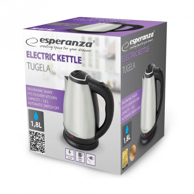 Bouilloire électrique Tugela 1,8 l inox
