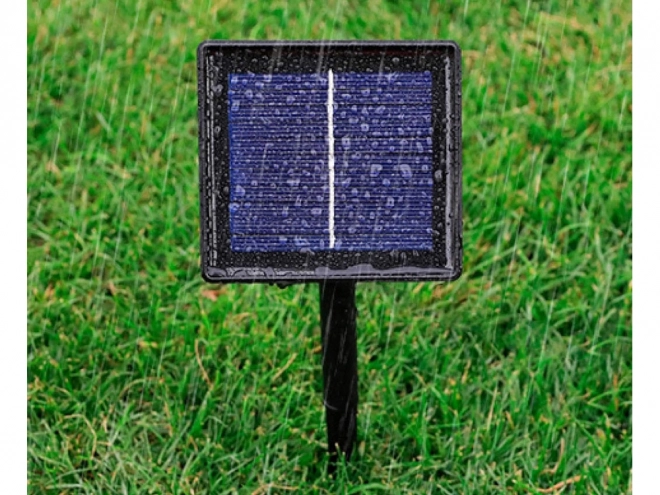 Guirlande lumineuse solaire de jardin multicolore
