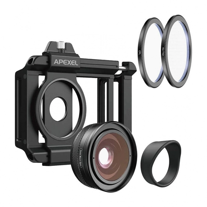 Objectif macro 10-20x pour smartphone / téléphone Apexel ZM-100, F1.05