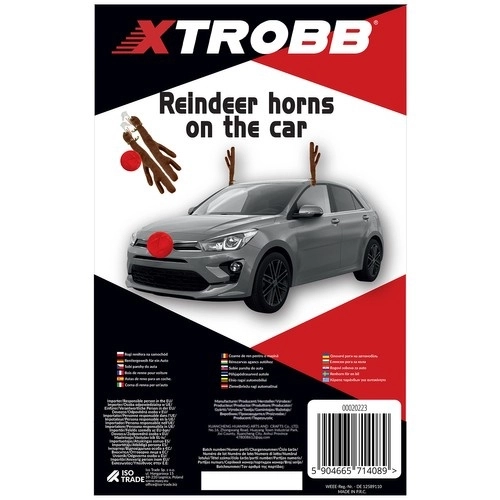 Cornes de renne pour voiture Xtrobb 20223