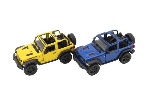 Modèle en métal Jeep Wrangler 2018 avec toit ouvert