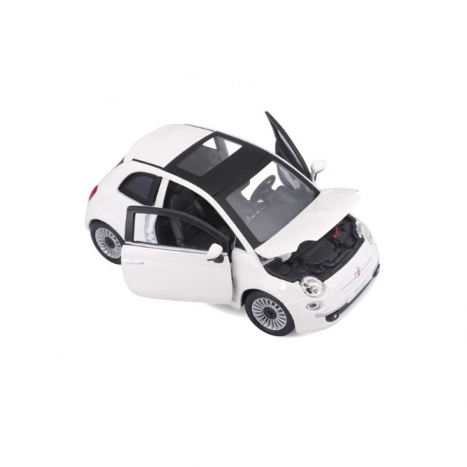 Bburago 1:24 Fiat 500 (2007) Blanc
