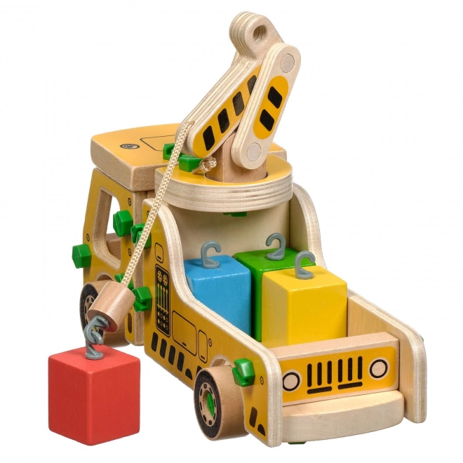 Grue en bois - set de construction Lucy & Leo