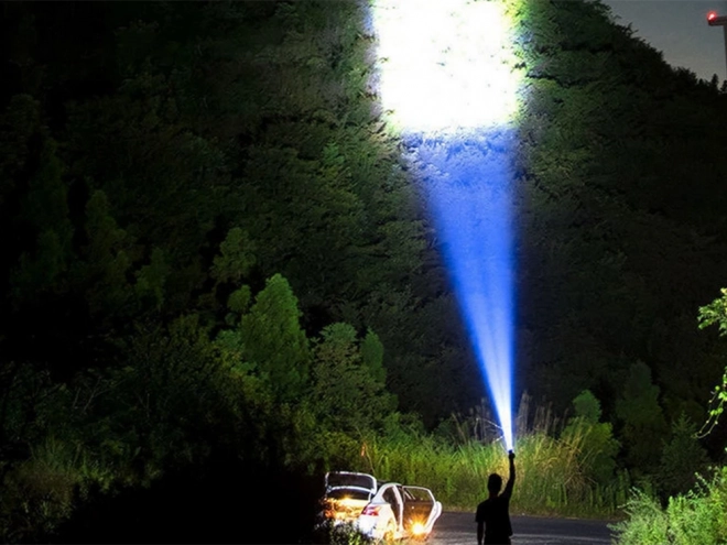 Projecteur LED rechargeable de camping