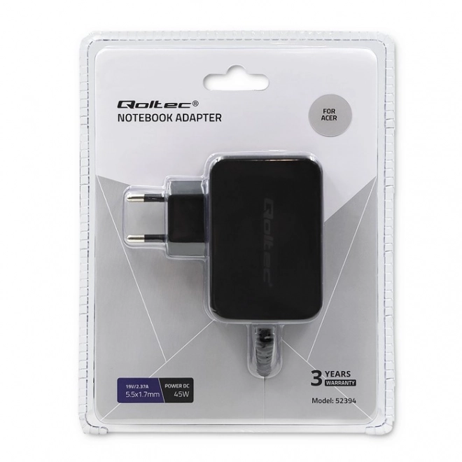 Adaptateur secteur pour Acer 45W 19V 2.37A