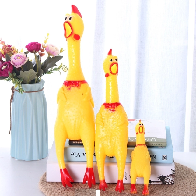 Jouet couineur pour chiens - poulet, 16 cm