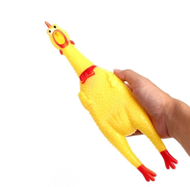 Jouet couineur pour chiens - poulet, 16 cm