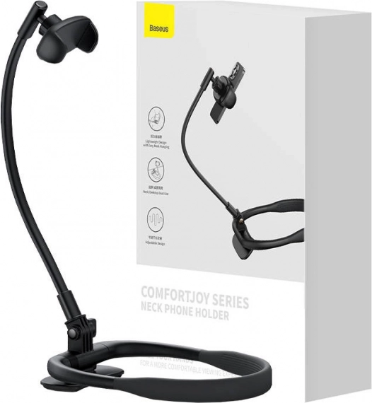 Support de téléphone pour le cou Baseus ComfortJoy noir