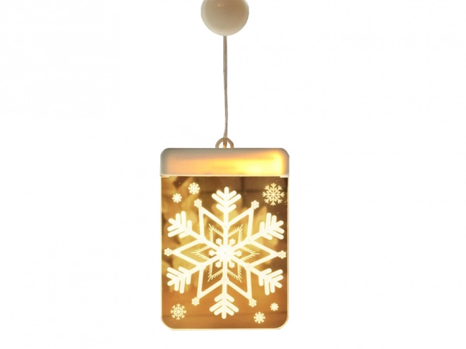Lumière de vitrail LED de Noël pour fenêtre
