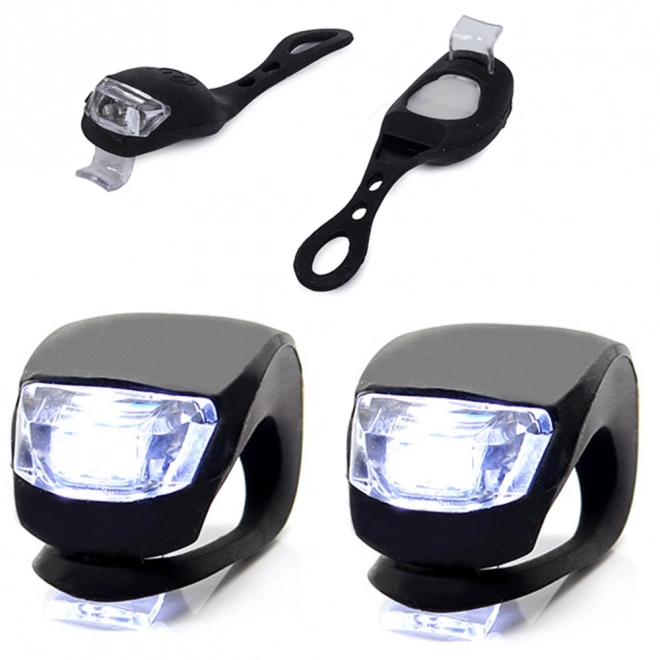 Lumières LED étanches en silicone pour vélo