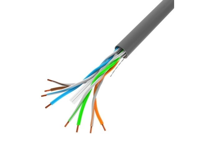 Câble LAN UTP 305m CCA gris