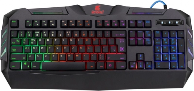 Clavier gaming Defender Werewolf GK-120DL avec interrupteurs à membrane et rétroéclairage