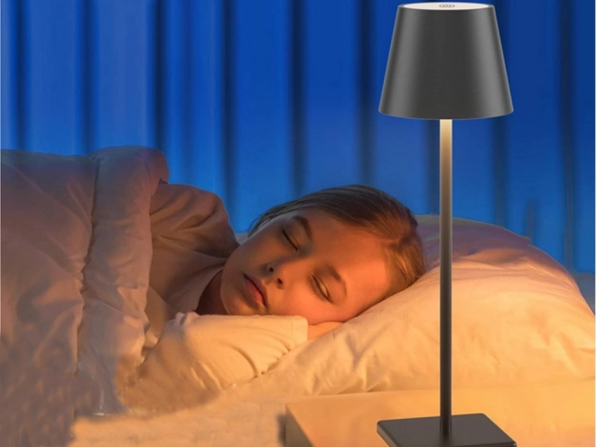 Lampe de chevet tactile de table 3 niveaux haute sans fil usb