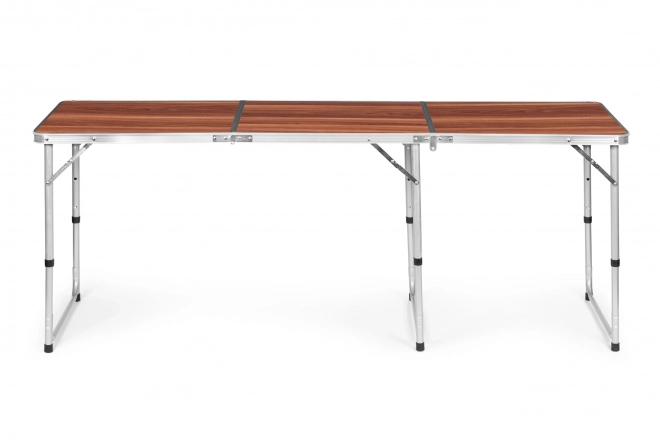Table de camping pliant 180 x 60 cm marron