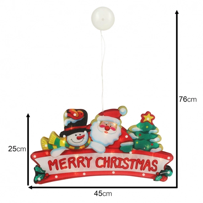 Décoration LED de Noël Merry Christmas 45 cm