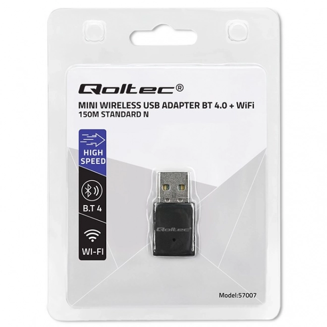 Adaptateur mini USB Wi-Fi et Bluetooth 4.0 sans fil