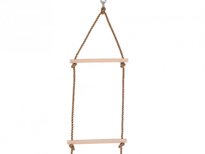 Échelle de corde balançoire de jardin en bois