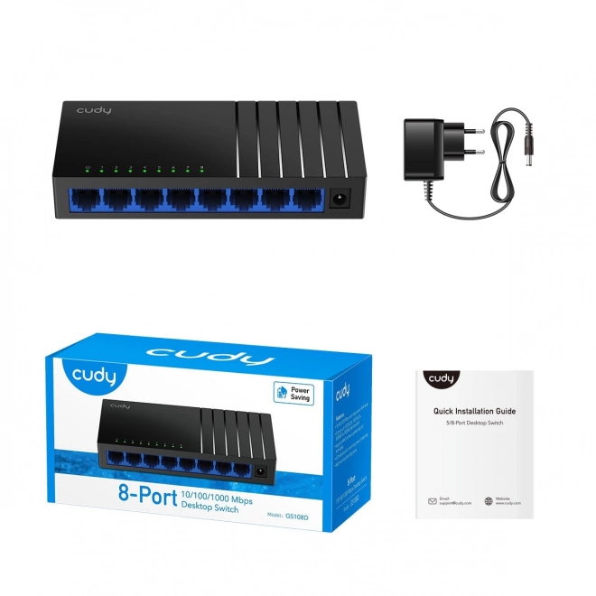 Commutateur Gigabit Cudy GS108D 8 ports