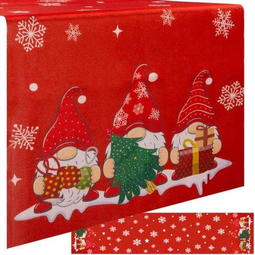 Chemin de table de Noël 180x40cm Ruhhy 22482
