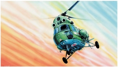 Maquette d’hélicoptère MIL MI-2 Kliklak