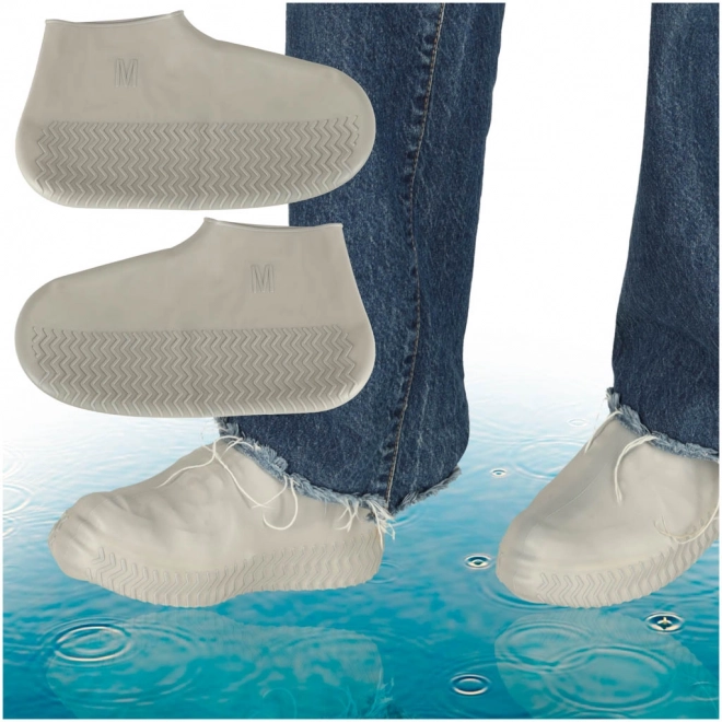 Protège-bottes imperméables wellingtons M gris taille 35-38