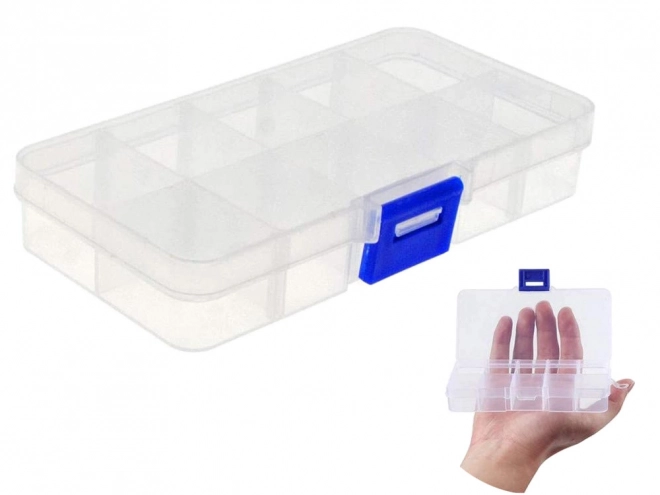 Organisateur de médicaments avec 10 compartiments