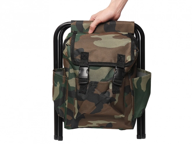 Chaise de pêche avec sac à dos pliable 3 en 1
