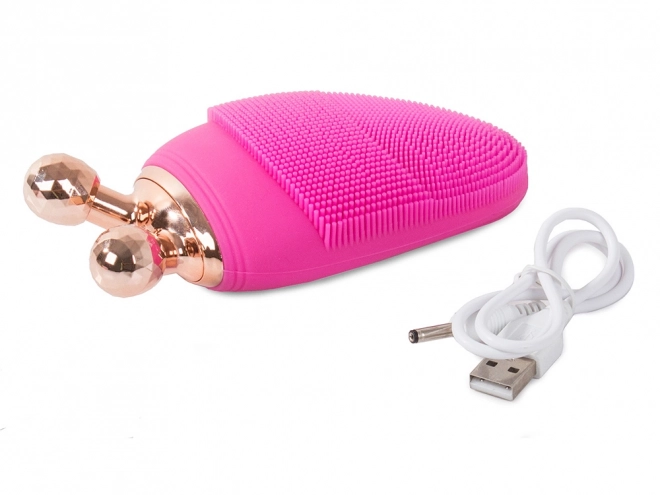 Brosse de massage sonique pour le visage – Rose