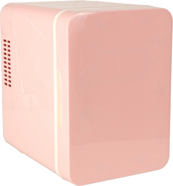 Mini réfrigérateur portatif électrique 2-en-1 rose 4L