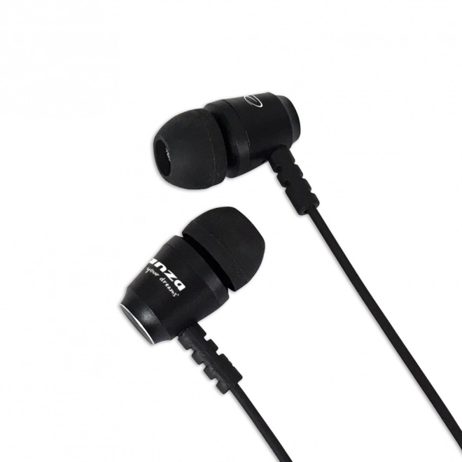 Écouteurs en métal avec microphone