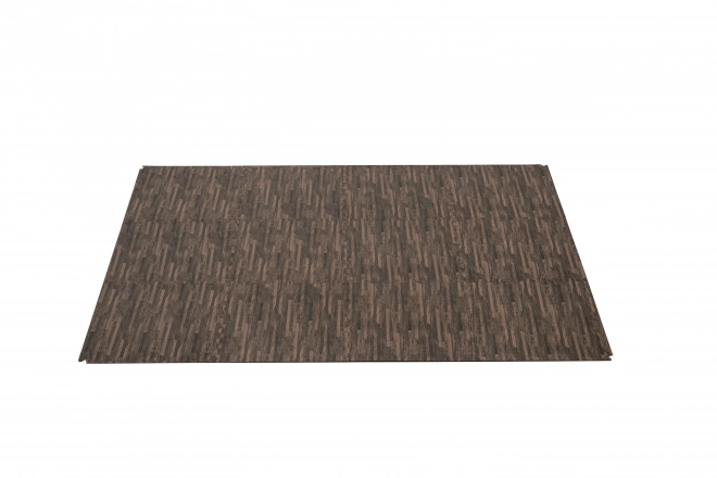 Tapis en mousse motifs bois 50x50cm 12 pièces BESTWAY