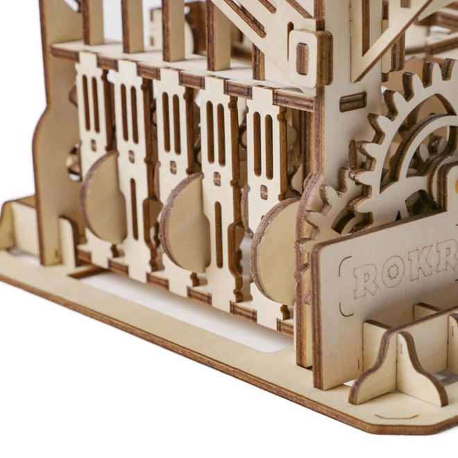 Trappes Équipe de Billes en Marbre - Piste de Billes - Kit de Construction en Bois 3D