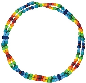 Collier arc-en-ciel pour enfants