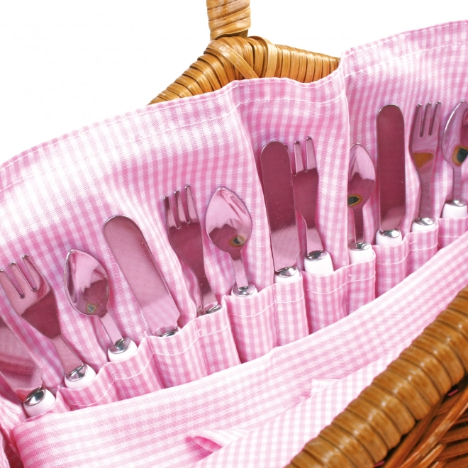 Design adorable avec serviette rose