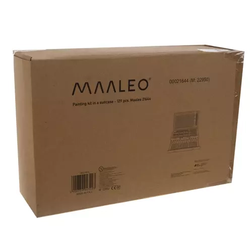 Ensemble de peinture dans une mallette - 128 pièces Maaleo 21644