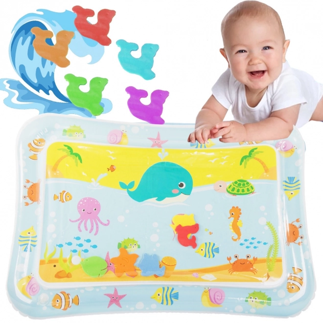 Tapis sensoriel aquatique gonflable pour tout-petits