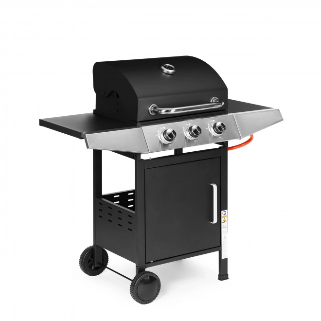 Barbecue de jardin à gaz avec 3 brûleurs