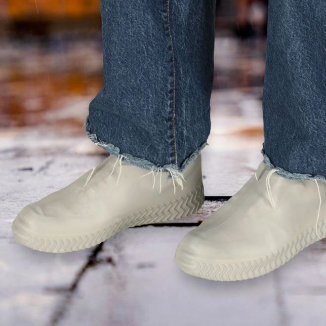 Protège-bottes imperméables wellingtons M gris taille 35-38