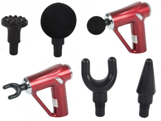 Pistolet de massage puissant avec 4 embouts
